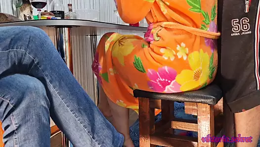 masör karısını kocasının önünde sikti mzhm