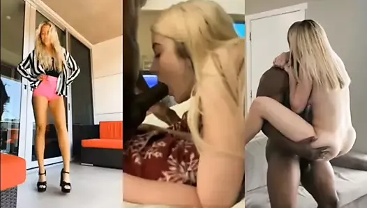 olivia ponton &amp; büyük güzel siyah yarrak