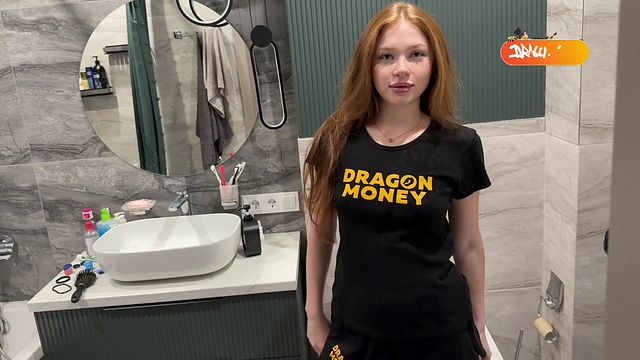 Big ass stepsister fucked in the toilet