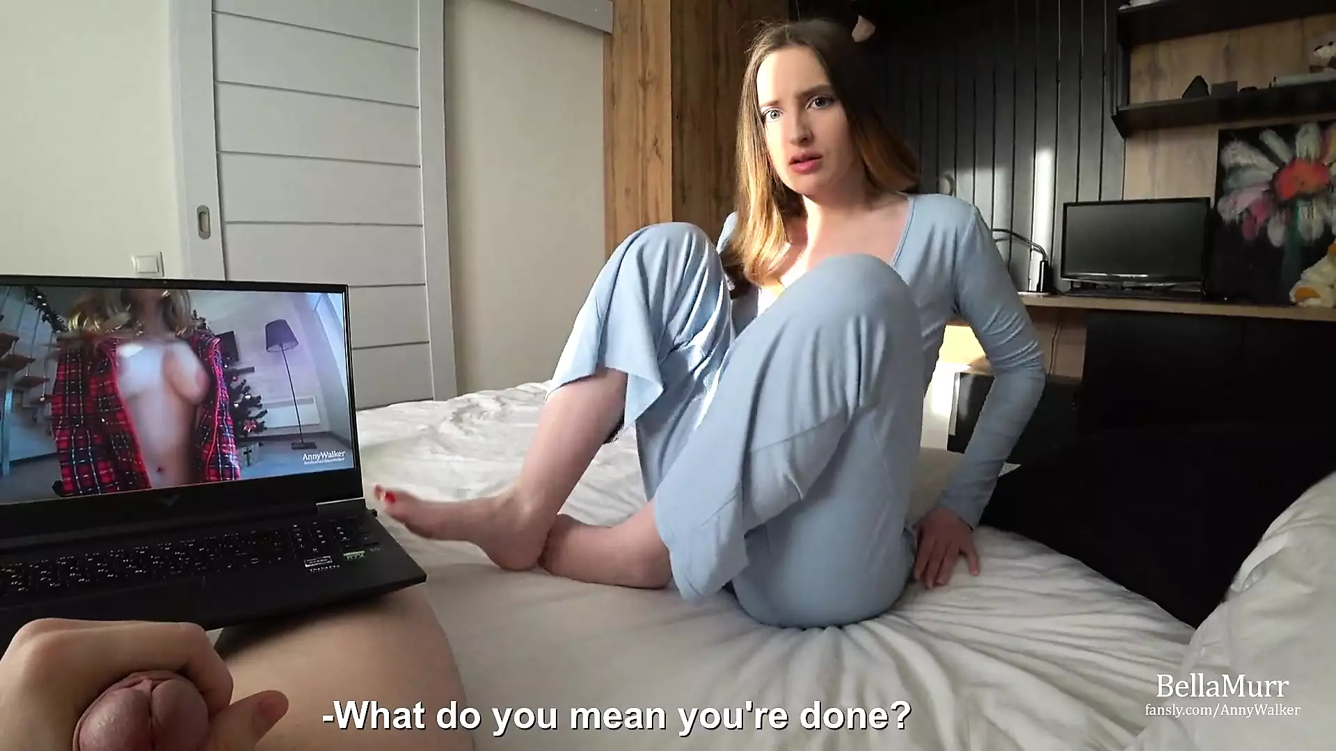 üvey kız kardeşi ile porno izlemek ve sert anny walker'ı sikmek