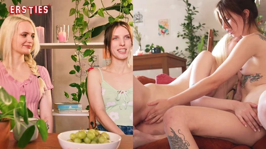 Ersties - Amber K ve Runa arasındaki samimi anal oturum - gerçek ve yoğun